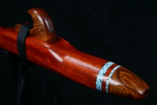 Padauk Native American Flute, Minor, Mid F#-4, #E34J